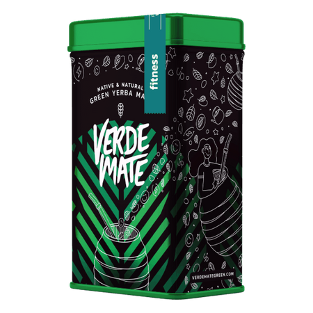 Yerbera – Tin can + Verde Mate Green Fitness 0.5kg