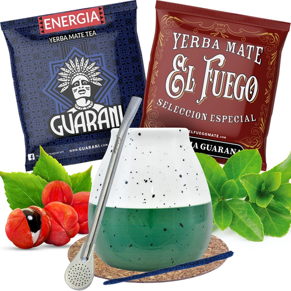 Yerba mate set Calabash + Bombilla 100g