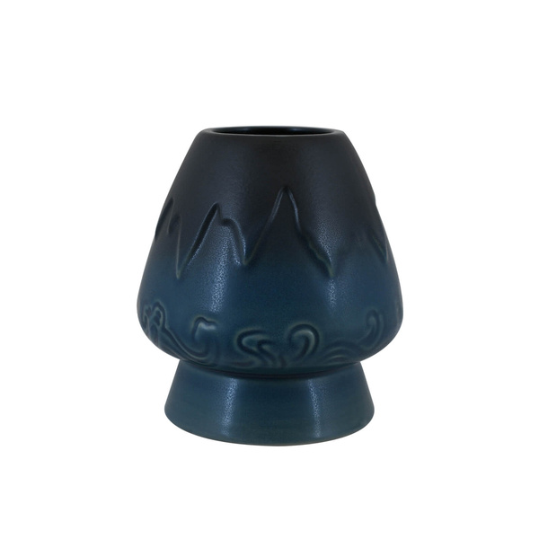 Kusenaoshi – Ceramic Chasen Holder – Mountain (blue)