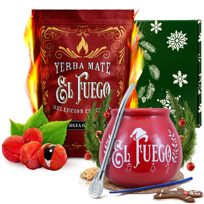 Winter Gift Set Yerba Mate El Fuego Energia 0.5kg