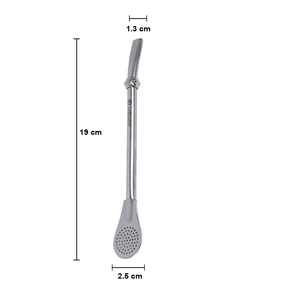 Bombilla LIZA with silver ring