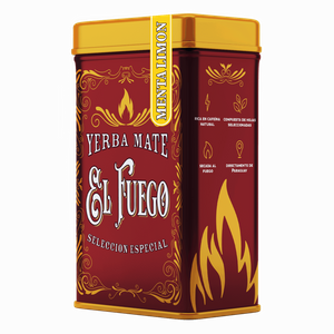 Yerbera – Tin can + El Fuego Menta Limon 0.5kg