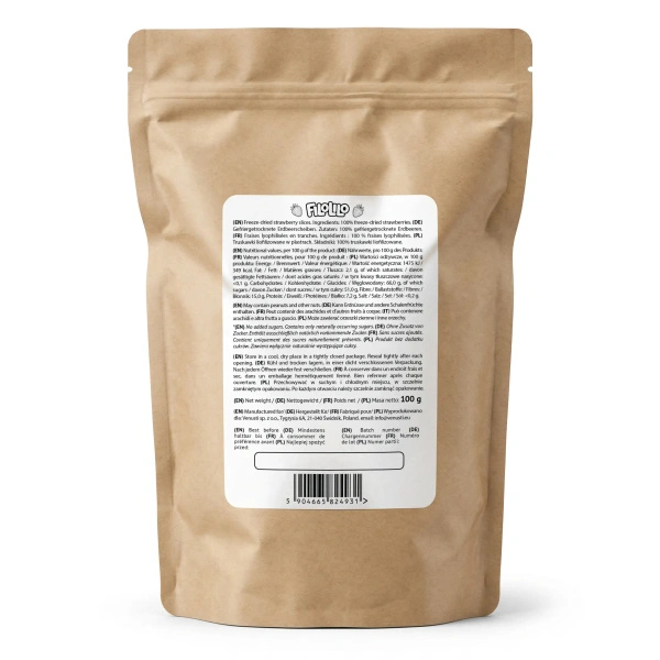 FiloLilo – Freeze-dried strawberry slices 100g