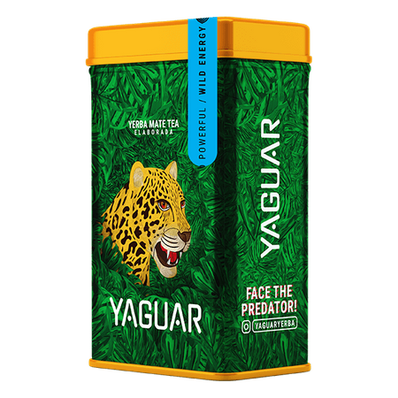 Yerbera – Tin can + Yaguar Wild Energy 0.5 kg