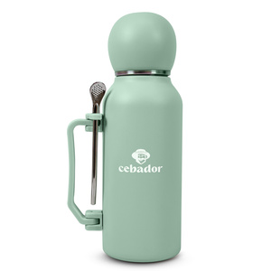 YerbaGo – Thermos with Mate Gourd and Bombilla 1.3 L – pistachio