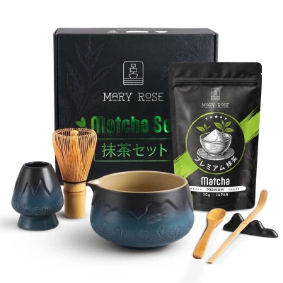 Gift Set: Japanese Premium Matcha + matchawan + Bamboo Accessories