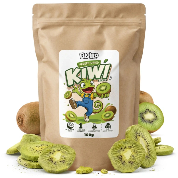 FiloLilo – Freeze-dried kiwi slices 100g