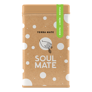 Yerbera – Tin can + Soul Mate Orgánica Menta Limon 0.5kg