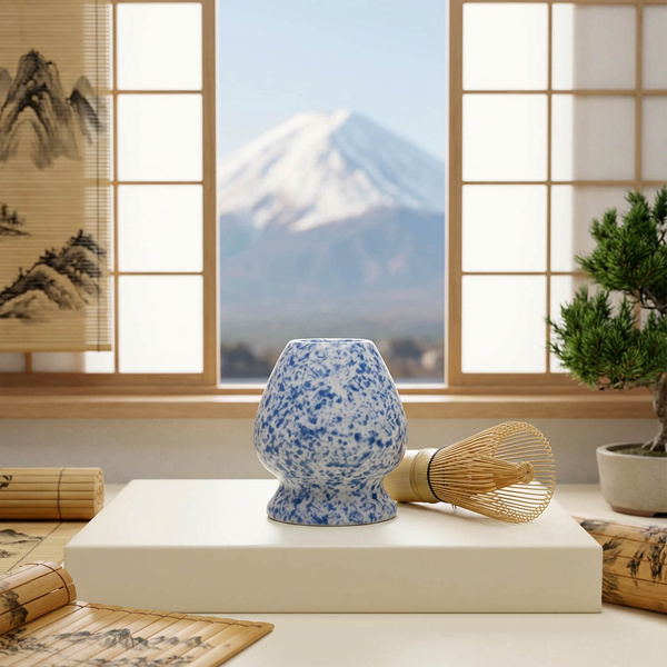 Kusenaoshi – Ceramic Chasen Holder – Mizore
