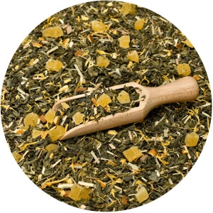 Gift Set of Mary Rose Loose-Leaf Teas 2x50g + Cup with Infuser
