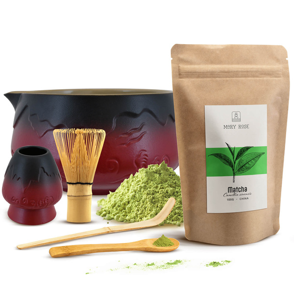 Matcha tea brewing set