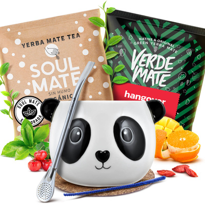 Yerba Mate set 2x50g Calabash + Bombilla