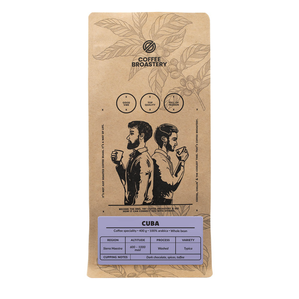 Coffee Broastery - Whole Bean Coffee Cuba Sierra Maestra Speciality 400g