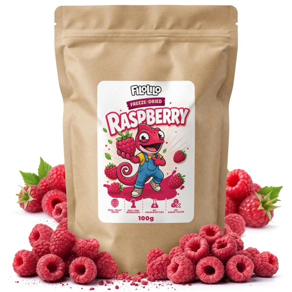 FiloLilo – Freeze-dried raspberries 100g