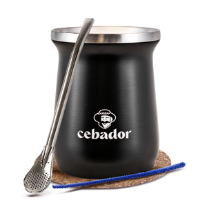Yerba Mate Accessories Set: thermal mate gourd TermoMate PRO + bombilla