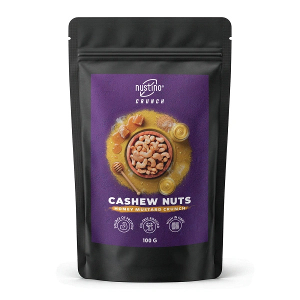 Nustino Crunch – Roasted Cashews – Honey Mustard Crunch 100g