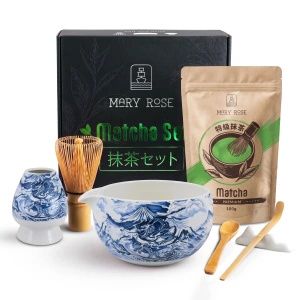 Gift Set: Premium Matcha + Matchawan + Bamboo Accessories