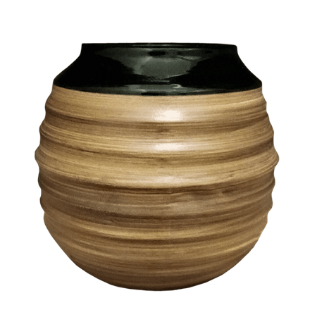 Gourd ceramic black - Verde Mate - 300ml