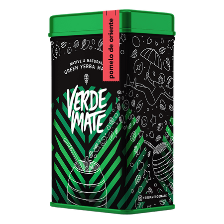 Yerbera – Tin can + Verde Mate Green Pomelo De Oriente 0.5kg 