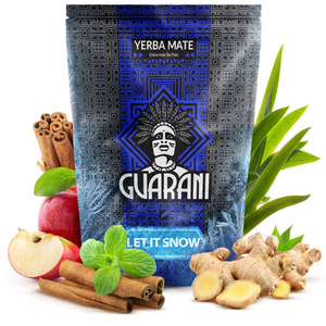 Christmas Gift Set Yerba Mate Guarani Let it Snow 400g + Gourd and Bombilla